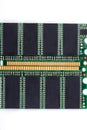 RAM. digital board. microelectronics close up