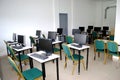 COMPUTER TRAINING ROOM Royalty Free Stock Photo