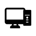 Computer Vector icon which can easily modify or edit