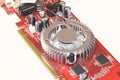 Computer video card Royalty Free Stock Photo