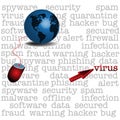 Computer virus Royalty Free Stock Photo