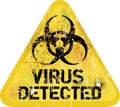 Computer virus alert Royalty Free Stock Photo