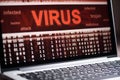 Computer virus protection Royalty Free Stock Photo