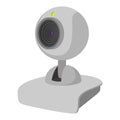 Computer web cam cartoon icon Royalty Free Stock Photo