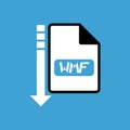 Computer wmf file icon Royalty Free Stock Photo