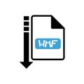 Computer wmf file icon Royalty Free Stock Photo