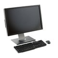 Computer workstation isolated Royalty Free Stock Photo