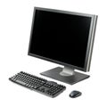 Computer workstation isolated Royalty Free Stock Photo