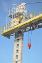 Computerized crane in the docks Royalty Free Stock Photo