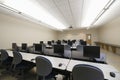 Computers In Rows At Seminar Room Royalty Free Stock Photo