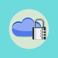 Computing cloud with lock flat design