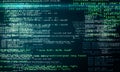 Computing and coding concept Royalty Free Stock Photo