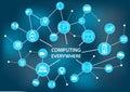 Computing everywhere concept as illustration Royalty Free Stock Photo