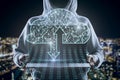 Computing and hacking concept