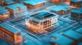 Computing processor core with abstract data transferring Royalty Free Stock Photo