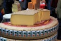 Comte cheese , food market