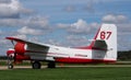 Conair Firecat Airplane At Reynold's Alberta Museum Royalty Free Stock Photo
