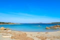 Conca Verde shoreline on a clear day Royalty Free Stock Photo