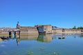 Concarneau`s Harbour and its Medieval part Ville Close which is a walled town on a long island in the centre of the harbour.