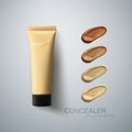 Concealer cream package