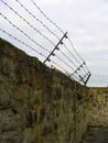 Concentration Camp - barbed wire Royalty Free Stock Photo