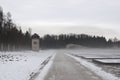 Concentration camp dachau winter