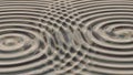 Of concentric circles creating an effect reminiscent of ripples on Royalty Free Stock Photo