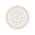 Concentric circles form a geometric pattern against a white background. Each circle is evenly Royalty Free Stock Photo