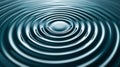 Concentric circles gradually fading into a plain background create a minimalist and hypnotic effect, Generated AI