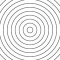 Concentric circles pattern. Abstract monochrome-geometric illustration.