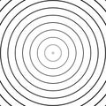 Concentric circles pattern. Abstract monochrome-geometric illustration.