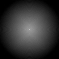 Concentric circles pattern. Abstract monochrome-geometric illustration.