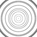 Concentric circles pattern. Abstract monochrome-geometric illustration.