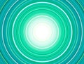 Concentric Circles Pattern, Green Royalty Free Stock Photo