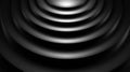Concentric circles ripple across a sleek surface, showcasing a blend of light and shadow. This captivating design Royalty Free Stock Photo