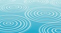 Concentric circles ripple outward on a Royalty Free Stock Photo