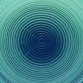 Concentric circles in shades of teal and dark blue create a hypnotic visual pattern. The Royalty Free Stock Photo