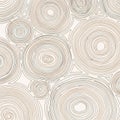 Concentric circles in varying sizes create a pattern resembling tree rings. Thin, Royalty Free Stock Photo