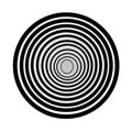 concentric circles with white background. black colour circle repeated design.