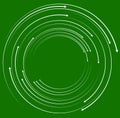 Concentric, circular arrows. Random dynamic circle arrows.