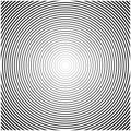 Concentric Circular Line Pattern Design