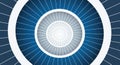 Concentric circular patterns create a hypnotic tunnel like effect Royalty Free Stock Photo