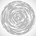 Concentric circulating, circle line. Abstract vortex line background. Vector illustration for design your website
