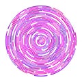 Concentric circulating, color circle line. Abstract vortex line background. Vector illustration for design your website