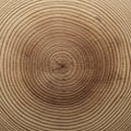 Concentric growth rings of a tree trunk, revealing its age and growth patterns over Royalty Free Stock Photo