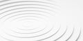 Concentric linear offset white rings or circles steps background wallpaper banner