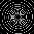 Concentric Lines. Spiral Background. Volute Hypnosis Circular