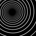 Concentric Lines. Spiral Background. Volute Hypnosis Circular Royalty Free Stock Photo