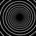 Concentric Lines. Spiral Background. Volute Hypnosis Circular Royalty Free Stock Photo