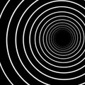 Concentric Lines. Spiral Background. Volute Hypnosis Circular Royalty Free Stock Photo